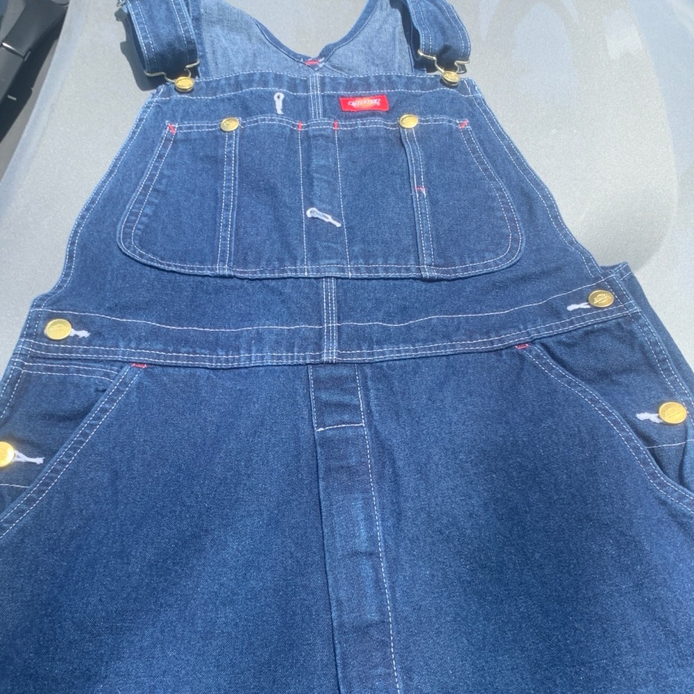 Dickies Dark Blue Denim Overalls